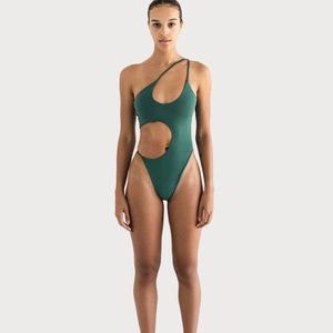 Riot Swim Blaise One Piece in “Jade”